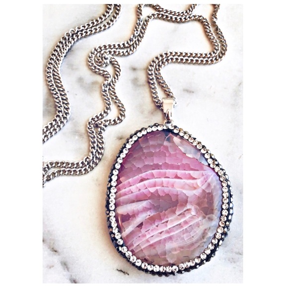 Whimsy Avenue Jewelry Jewelry - Cherry Blossom Agate Necklace